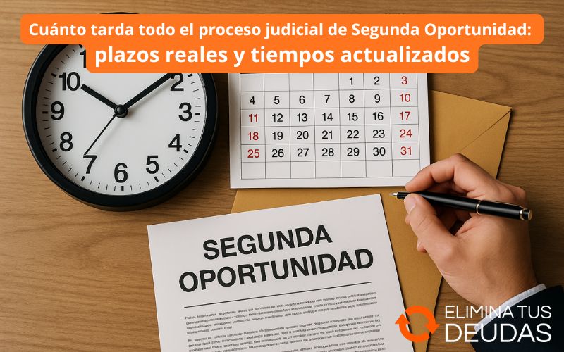 Cuánto tarda todo el proceso judicial de Segunda Oportunidad