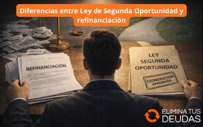 Diferencias entre Ley de Segunda Oportunidad y refinanciación