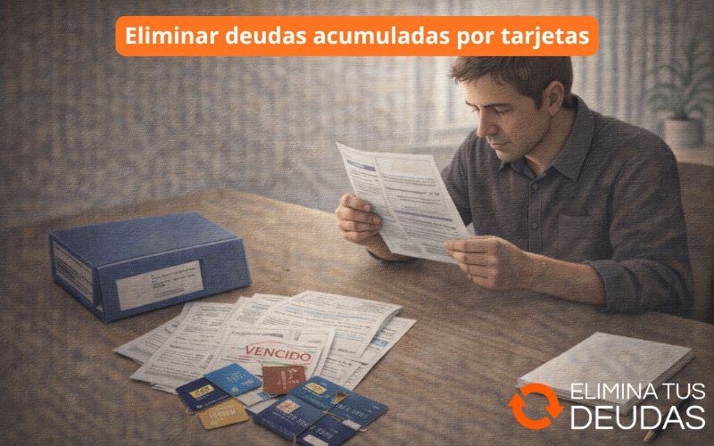 Eliminar deudas acumuladas por tarjetas