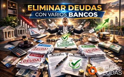 Eliminar deudas con varios bancos: cómo salir del endeudamiento múltiple