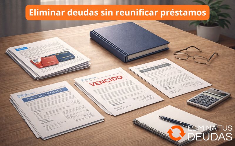 Eliminar deudas sin reunificar préstamos