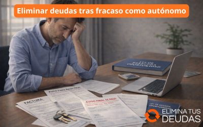 Eliminar deudas tras fracaso como autónomo