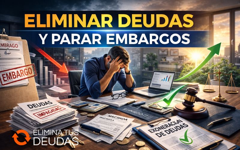 Eliminar deudas y parar embargos