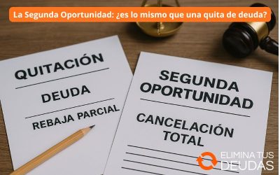 La Segunda Oportunidad: ¿es lo mismo que una quita de deuda?