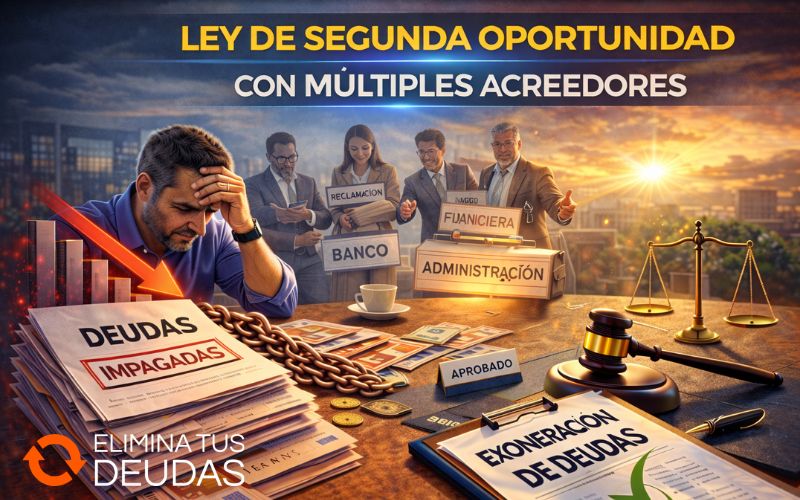 Ley de Segunda Oportunidad con múltiples acreedores