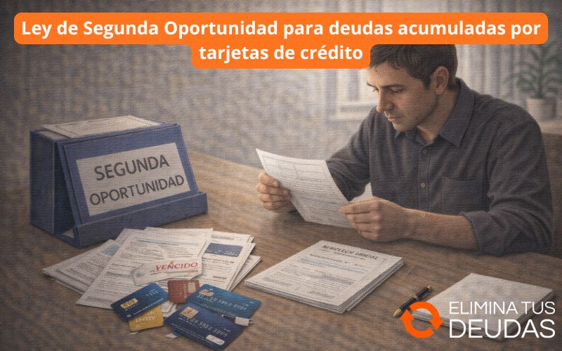 Ley de Segunda Oportunidad para deudas acumuladas por tarjetas de crédito