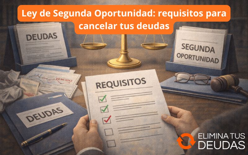 Ley de Segunda Oportunidad: requisitos para cancelar tus deudas