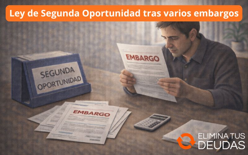 Ley de Segunda Oportunidad tras varios embargos