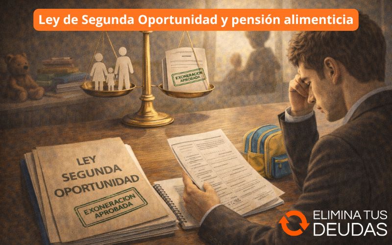 Ley de Segunda Oportunidad y pensión alimenticia