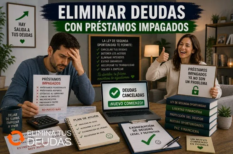 eliminar deudas préstamos impagados