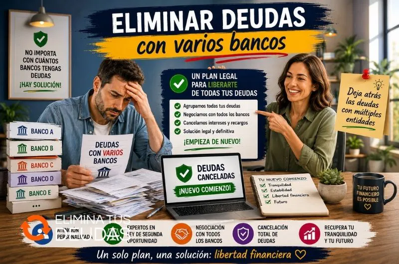 eliminar deudas varios bancos