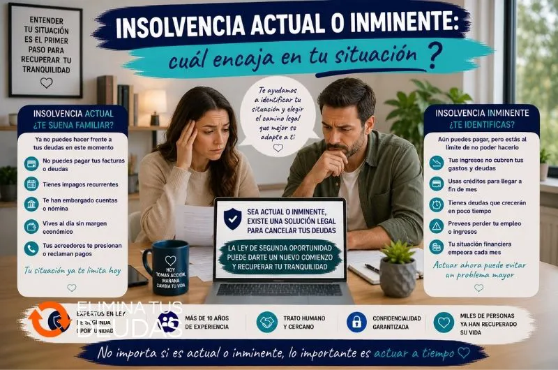 insolvencia actual o inminente
