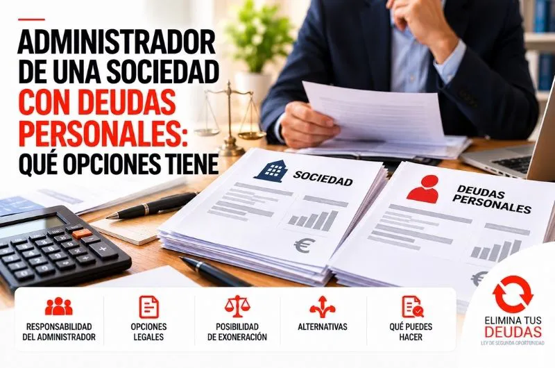 administrador sociedad deudas personales