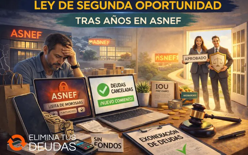 Ley de Segunda Oportunidad tras años en ASNEF