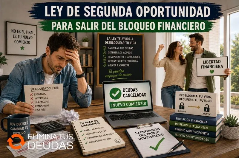 LeySegundaOportunidad segunda oportunidad bloqueo financiero