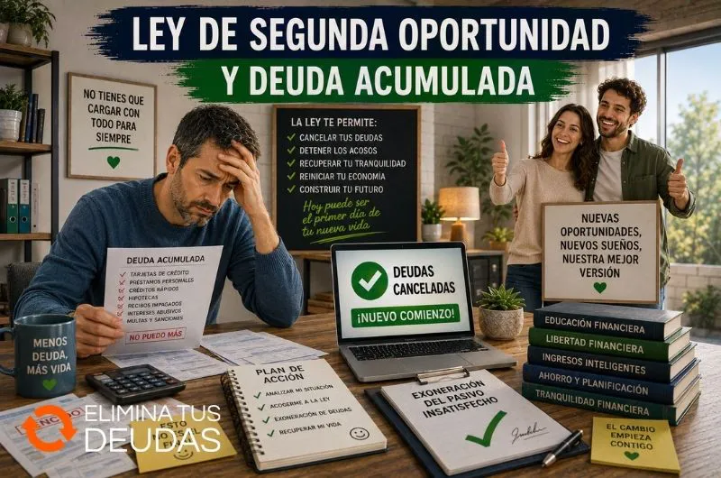 LeySegundaOportunidad segunda oportunidad deuda acumulada