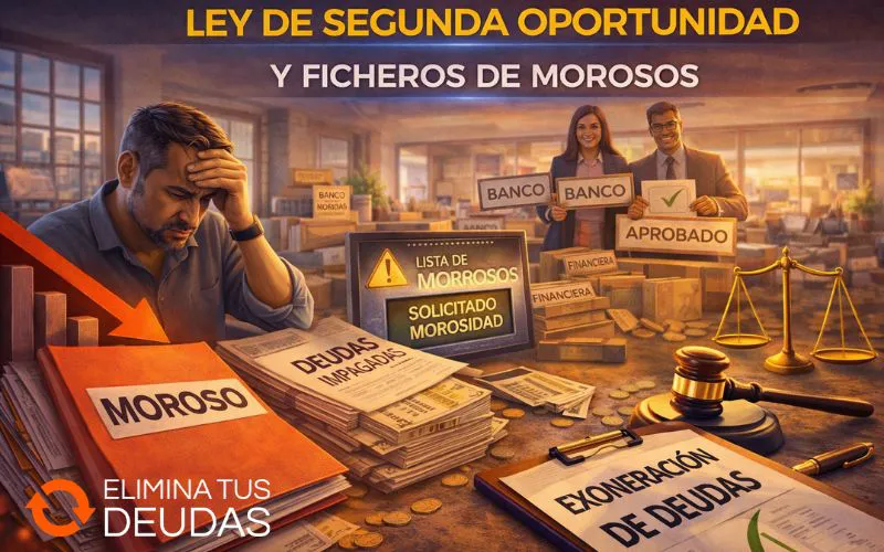 Ley de Segunda Oportunidad y ficheros de morosos