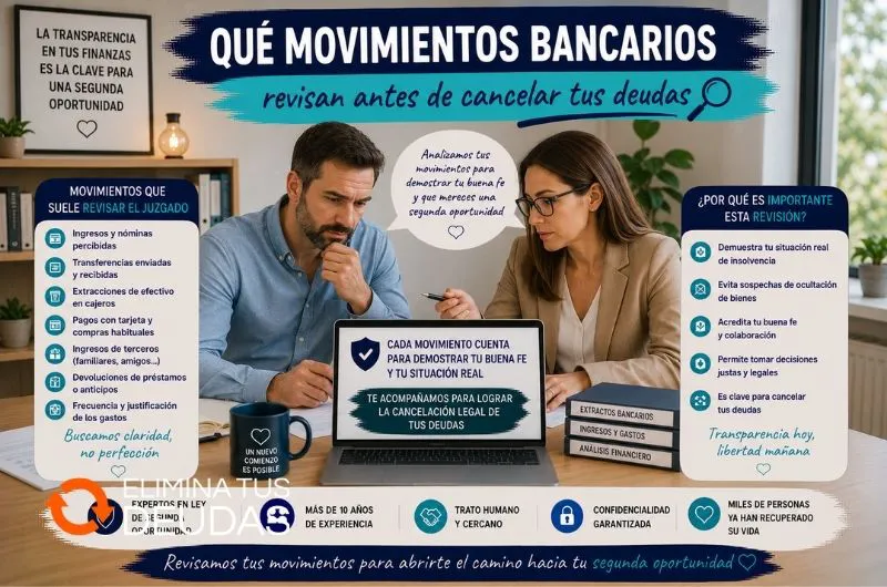 movimientos bancarios segunda oportunidad
