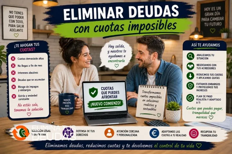 cuotas imposibles deudas