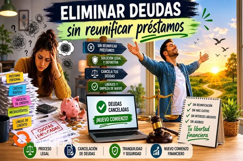 Eliminar deudas sin reunificar préstamos