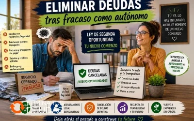 Eliminar deudas tras fracaso como autónomo