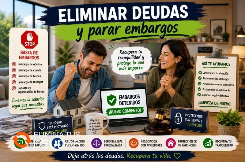 LeySegundaOportunidad parar embargos deudas