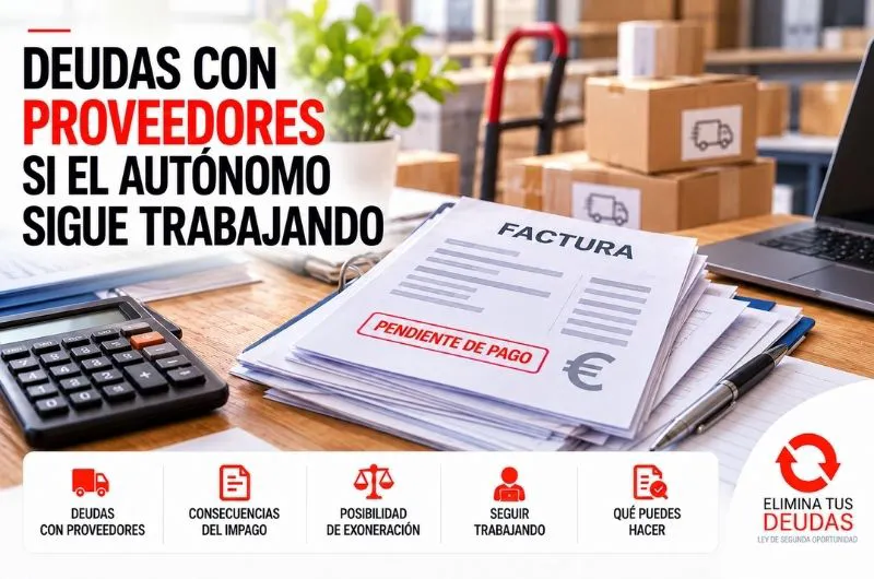 deuda proveedores autónomo activo