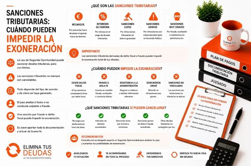 sanciones tributarias exoneración