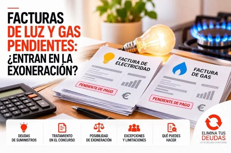 deudas suministros segunda oportunidad