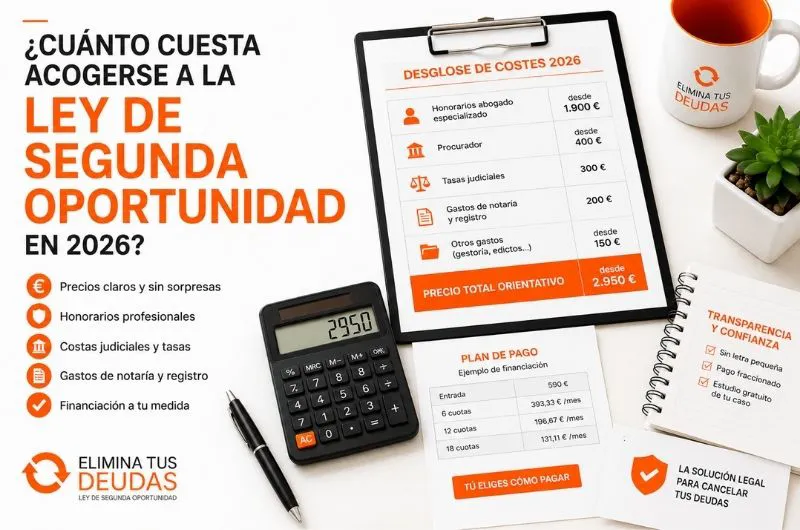 precio ley segunda oportunidad 2026
