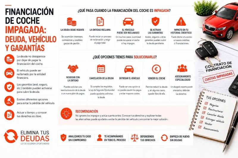financiación coche impagada