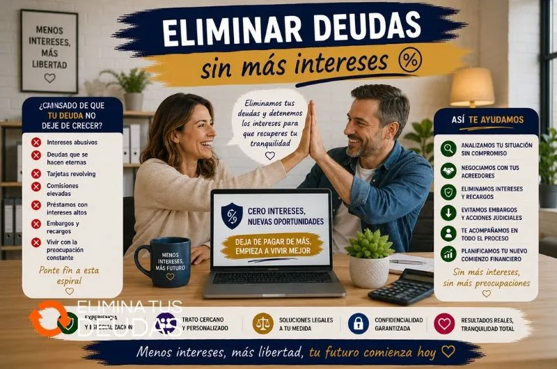 parar intereses deudas