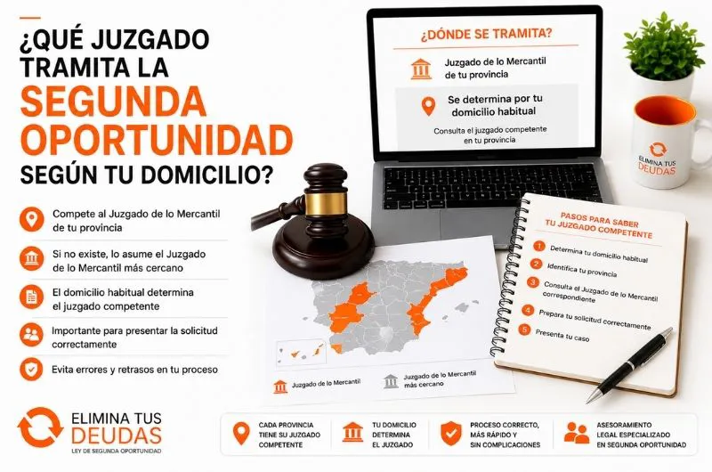juzgado competente segunda oportunidad