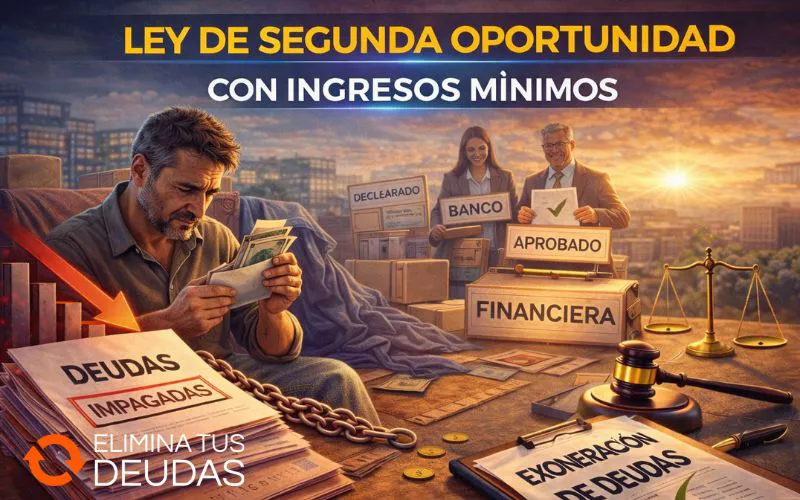 Ley de Segunda Oportunidad con ingresos mínimos