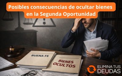 Posibles consecuencias de ocultar bienes en la Segunda Oportunidad