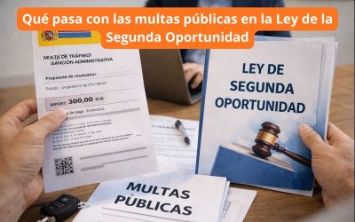 Qué pasa con las multas públicas en la Ley de la Segunda Oportunidad