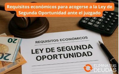 Requisitos económicos para acogerse a la Ley de Segunda Oportunidad ante el juzgado