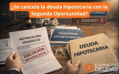 ¿Se cancela la deuda hipotecaria con la Segunda Oportunidad?